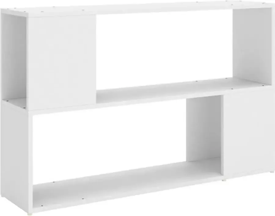 VidaXL -Boekenkast-100x24x63-cm-bewerkt-hout-wit - Foto 2