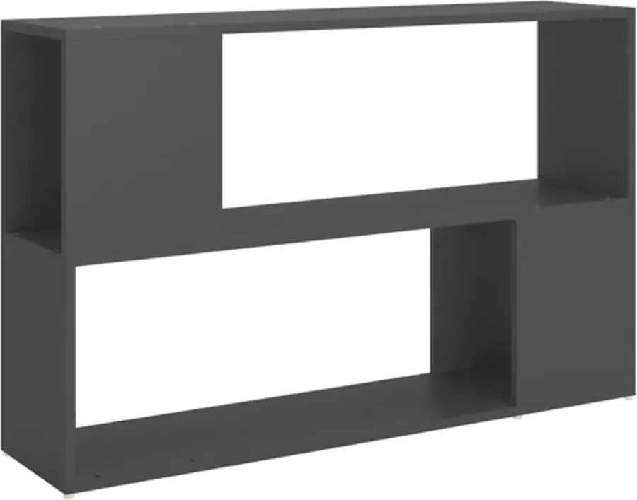 VidaXL Boekenkast 100x24x63 cm spaanplaat grijs - Foto 3