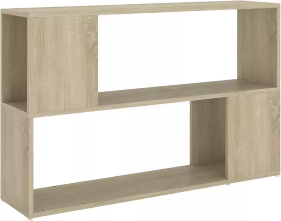 VidaXL -Boekenkast-100x24x63-cm-bewerkt-hout-sonoma-eikenkleurig - Foto 3
