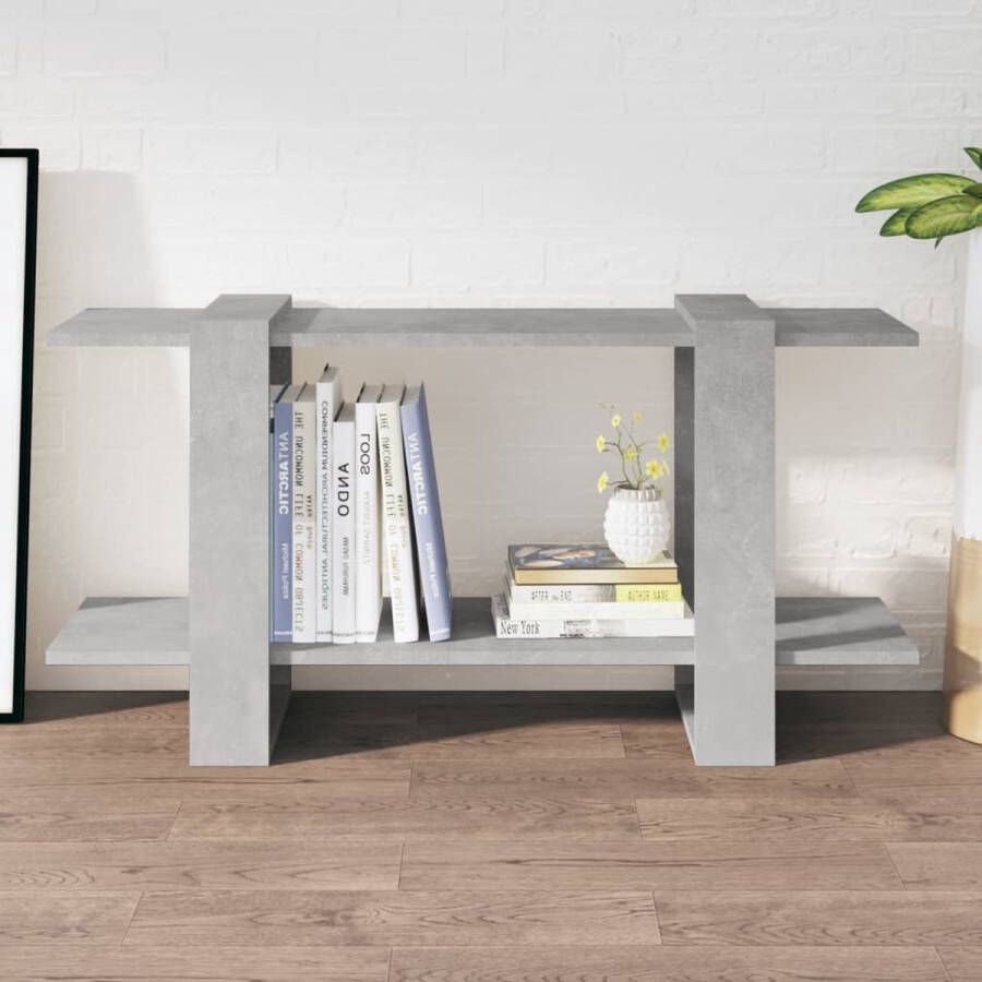 VidaXL -Boekenkast-100x30x51-cm-bewerkt-hout-betongrijs