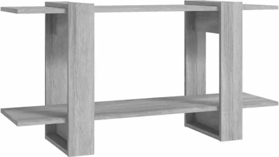 VidaXL -Boekenkast-100x30x51-cm-bewerkt-hout-grijs-sonoma-eikenkleurig - Foto 2