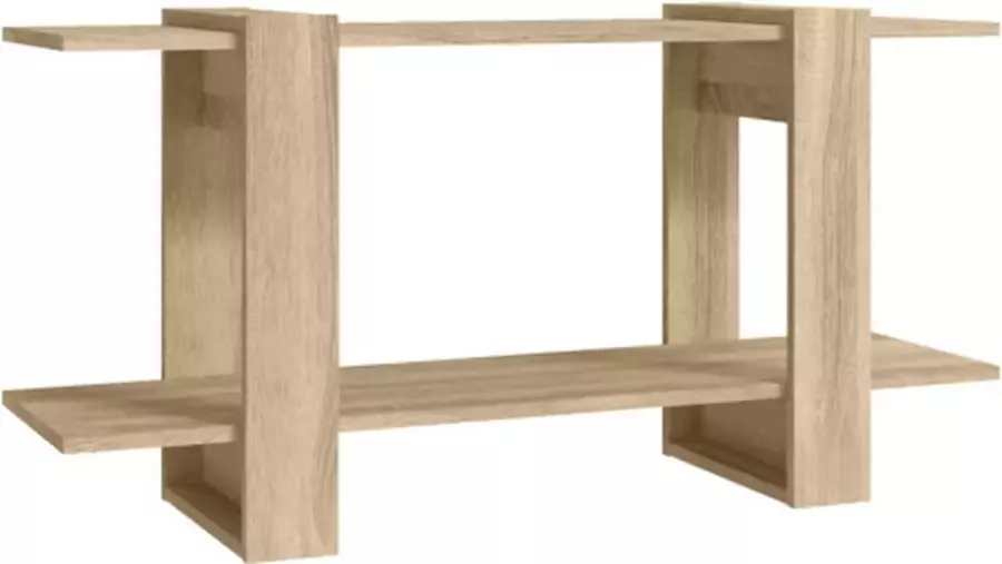 VidaXL -Boekenkast-100x30x51-cm-bewerkt-hout-sonoma-eikenkleurig - Foto 2