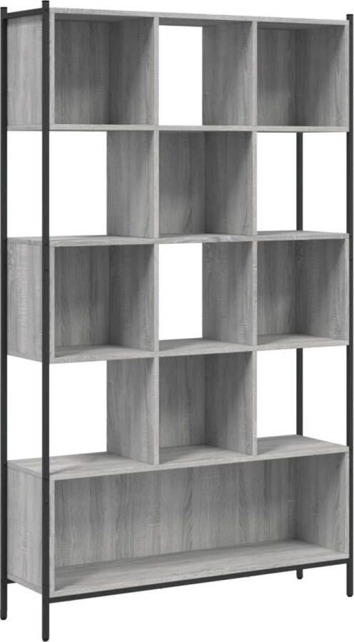 VidaXL -Boekenkast-102x28x172-cm-bewerkt-hout-grijs-sonoma-eikenkleurig - Foto 3