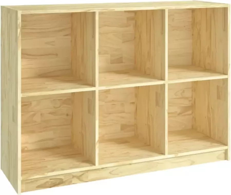 VidaXL -Boekenkast-104x33x76-cm-massief-grenenhout - Foto 3