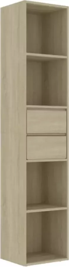 VidaXL -Boekenkast-36x30x171-cm-bewerkt-hout-sonoma-eikenkleurig - Foto 3