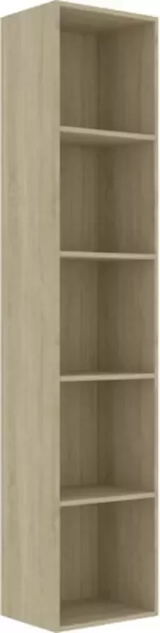 VidaXL -Boekenkast-40x30x189-cm-bewerkt-hout-sonoma-eikenkleurig - Foto 3