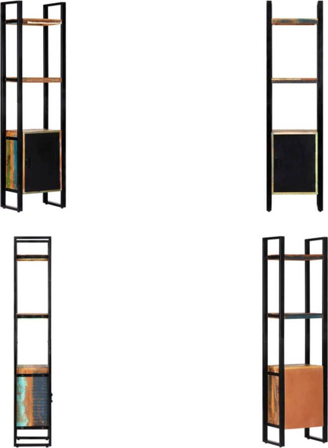 VidaXL Boekenkast 45x30x171 cm massief gerecycled hout Boekenplank Boekenplanken Boekenkast Boekenkasten