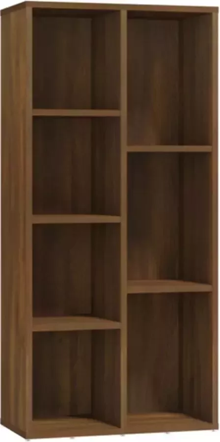 VidaXL -Boekenkast-50x25x106-cm-bruineikenkleurig - Foto 4