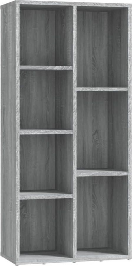 VidaXL -Boekenkast-50x25x106-cm-grijs-sonoma-eikenkleurig - Foto 3