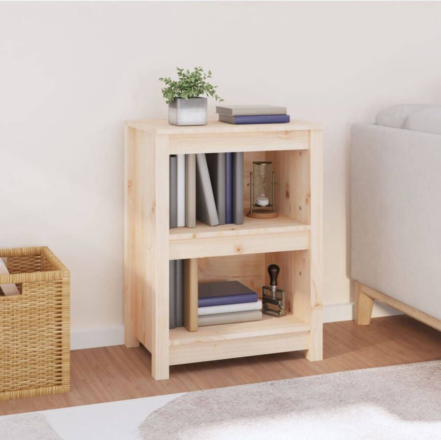 VidaXL -Boekenkast-50x35x68-cm-massief-grenenhout