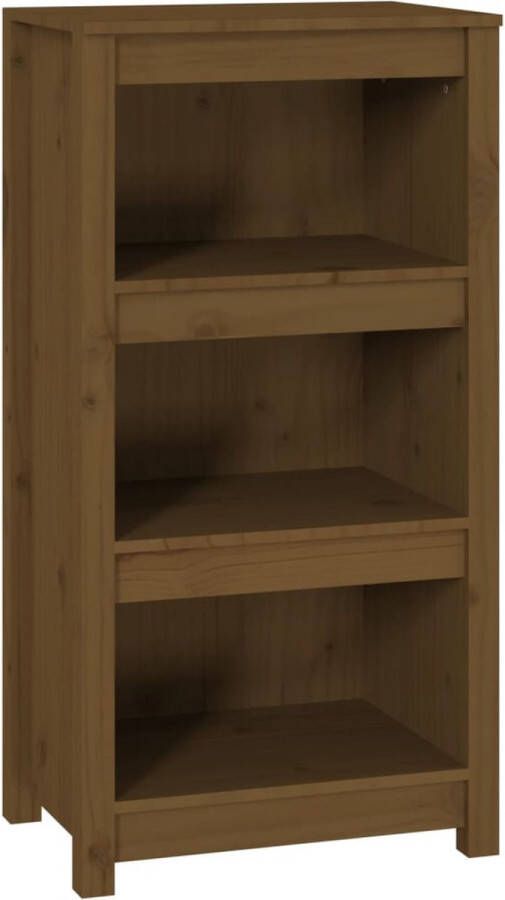 VidaXL -Boekenkast-50x35x97-cm-massief-grenenhout-honingbruin - Foto 2