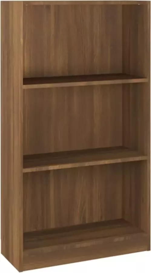 VidaXL -Boekenkast-60x24x109-cm-bewerkt-hout-bruineikenkleurig - Foto 3