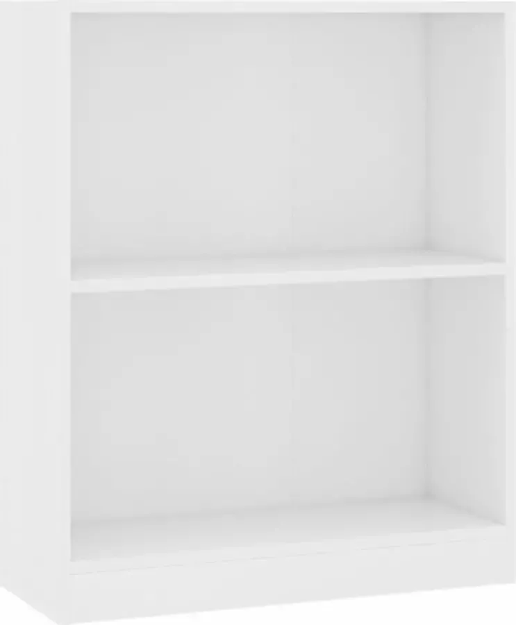 VidaXL -Boekenkast-60x24x74 5-cm-bewerkt-hout-wit - Foto 3