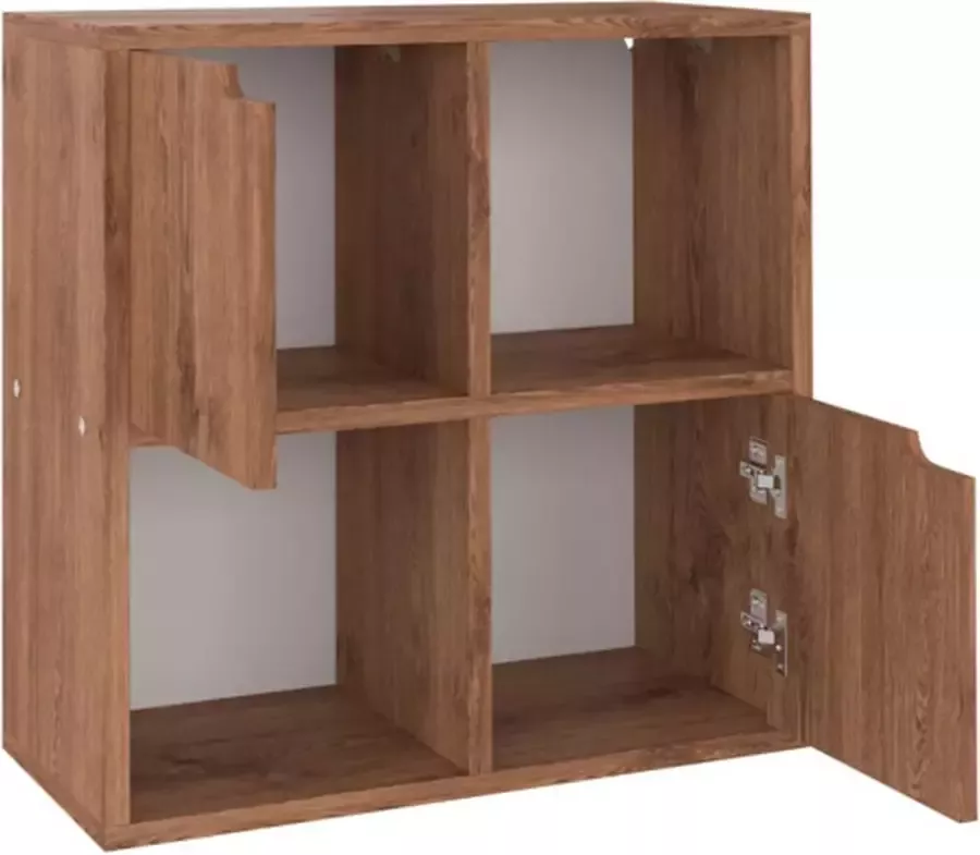 VidaXL -Boekenkast-60x27 5x59 5-cm-bewerkt-hout-bruin-eikenkleurig - Foto 2