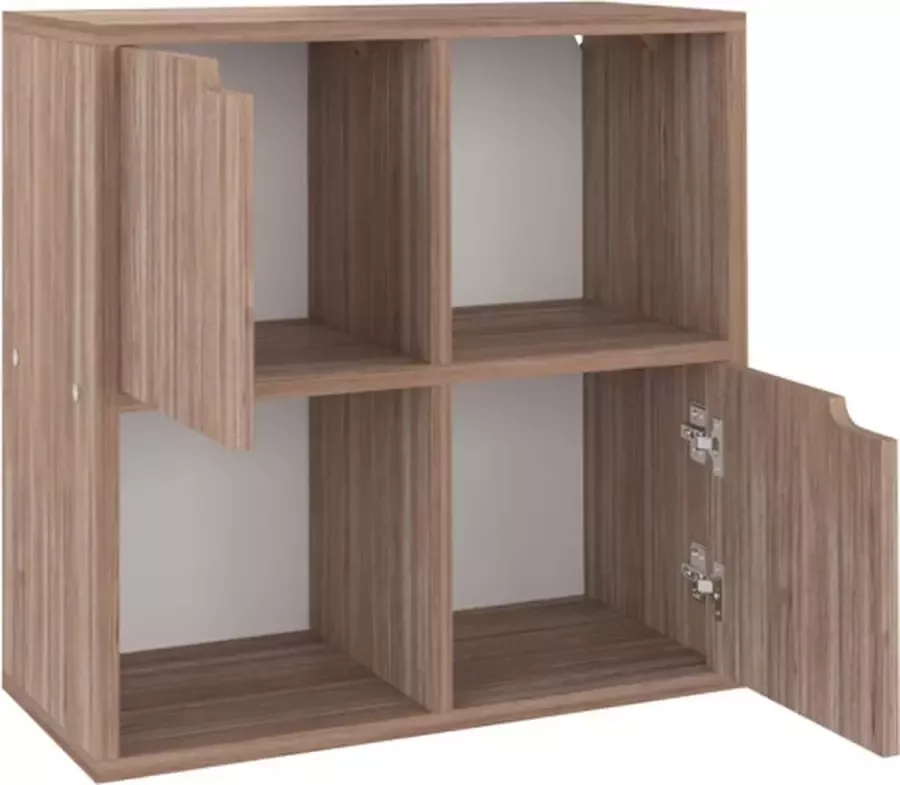 VidaXL -Boekenkast-60x27 5x59 5-cm-bewerkt-hout-grijs-sonoma-eikenkleur - Foto 2