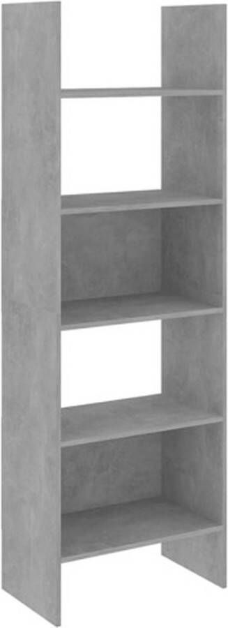 VidaXL -Boekenkast-60x35x180-cm-spaanplaat-betongrijs - Foto 3