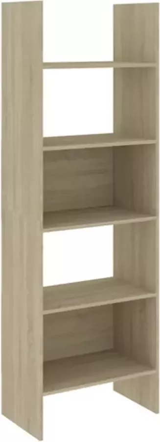 VidaXL -Boekenkast-60x35x180-cm-bewerkt-hout-sonoma-eikenkleurig - Foto 3