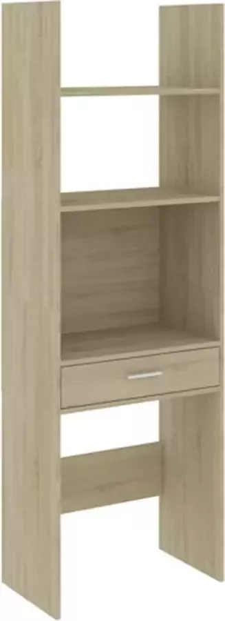 VidaXL Boekenkast 60x35x180 cm bewerkt hout sonoma eikenkleurig - Foto 3