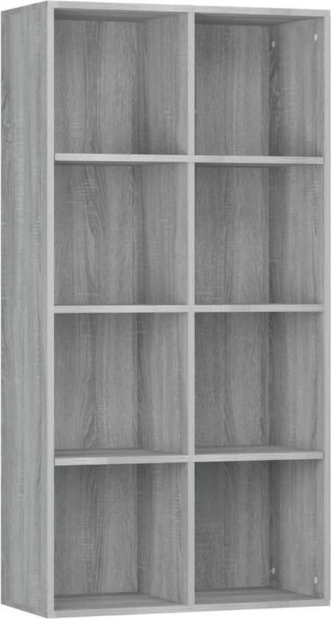 VidaXL -Boekenkast-66x30x130-cm-bewerkt-hout-sonoma-grijs - Foto 2