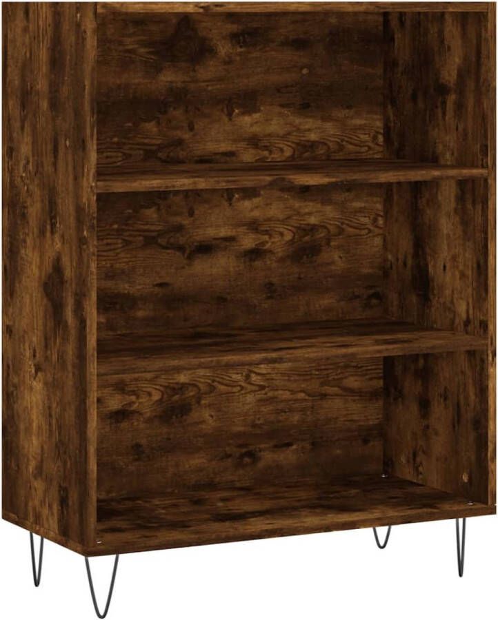 VidaXL -Boekenkast-69 5x32 5x90-cm-bewerkt-hout-gerookt-eikenkleurig - Foto 3