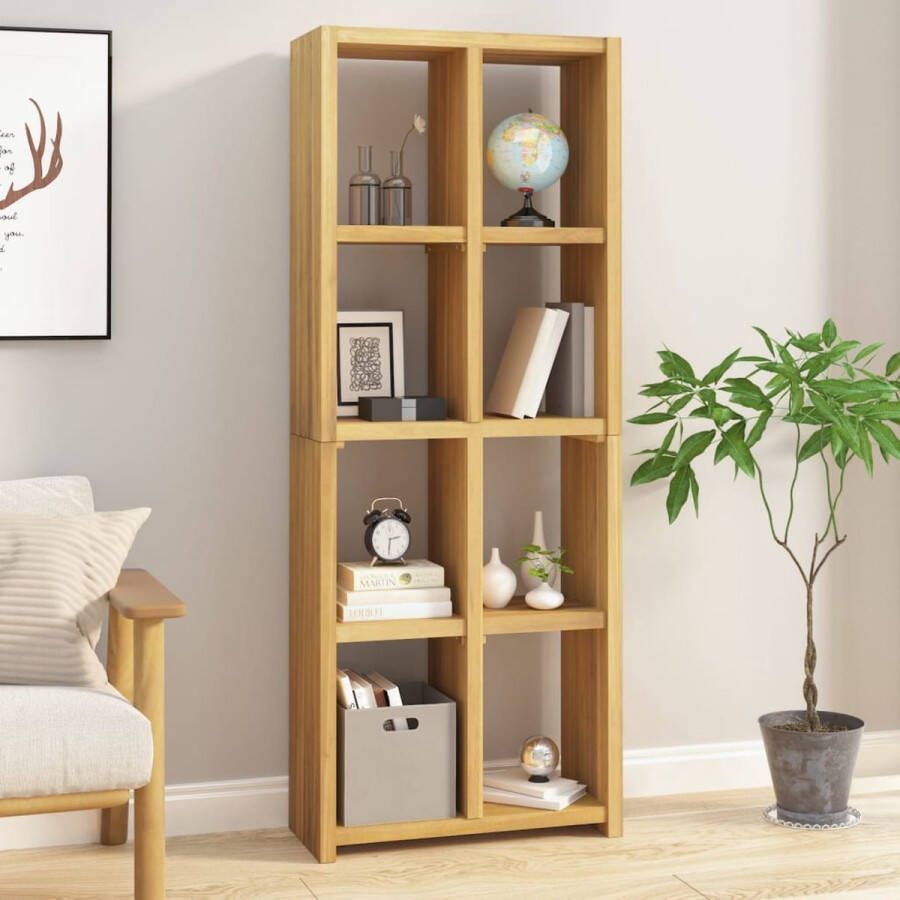 VidaXL -Boekenkast-70x30x180-cm-massief-teakhout - Foto 2