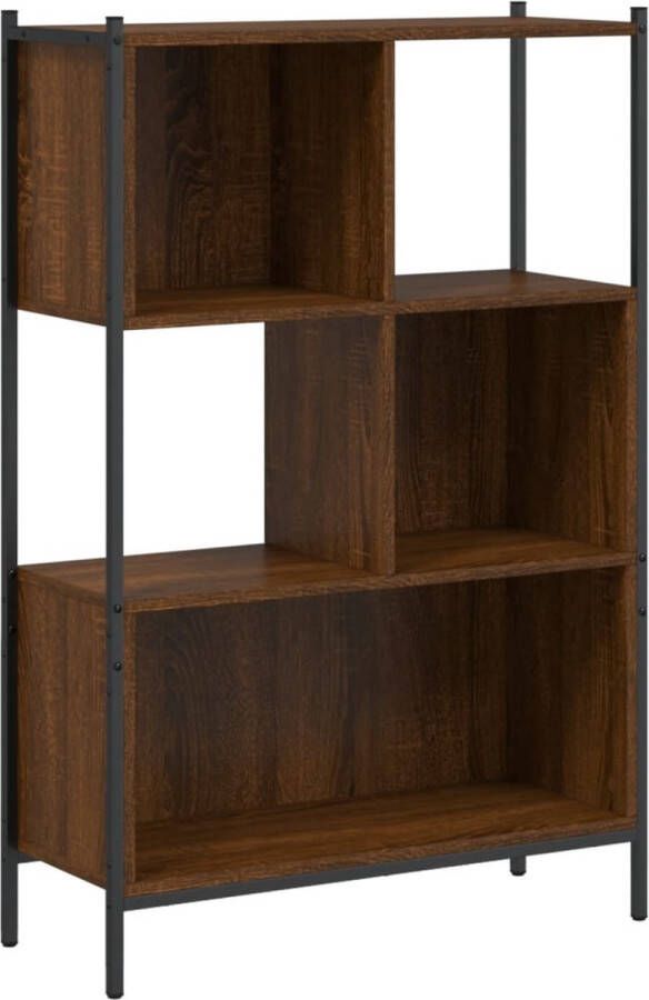 VidaXL -Boekenkast-72x28x109-cm-bewerkt-hout-bruineikenkleurig - Foto 3