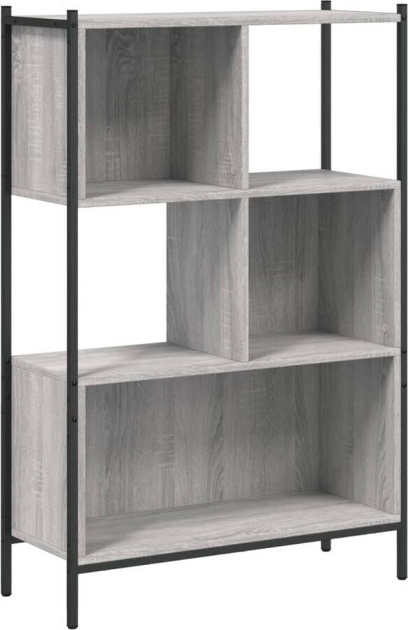 VidaXL -Boekenkast-72x28x109-cm-bewerkt-hout-grijs-sonoma-eikenkleurig - Foto 3
