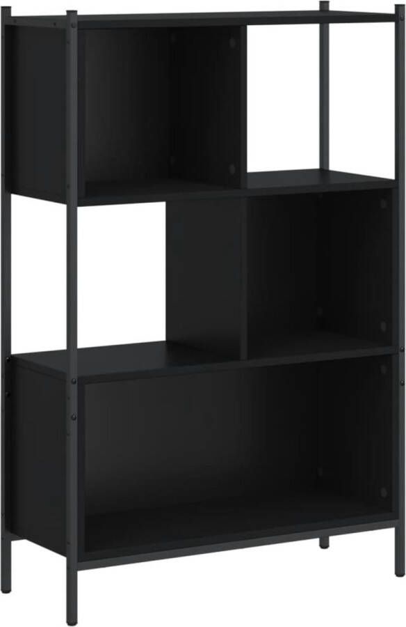 VidaXL -Boekenkast-72x28x109-cm-bewerkt-hout-zwart - Foto 3