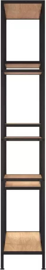 VidaXL -Boekenkast-80x30x180-cm-staal-en-bewerkt-hout - Foto 3