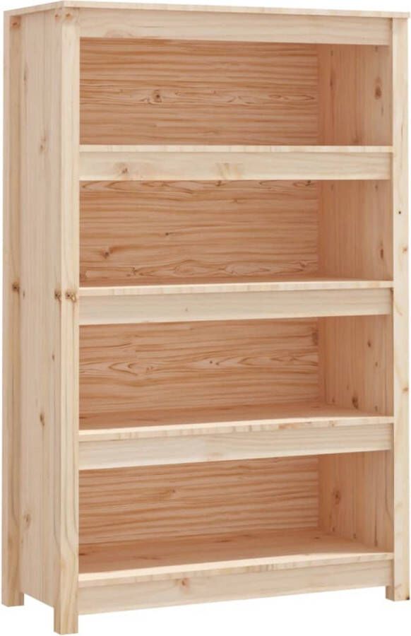 VidaXL -Boekenkast-80x35x126-cm-massief-grenenhout - Foto 2