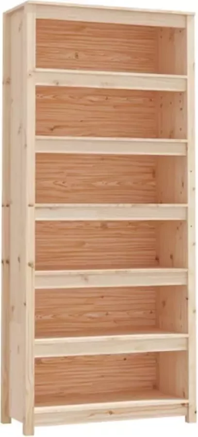 VIDAXL Boekenkast 80x35x183 cm massief grenenhout - Foto 2