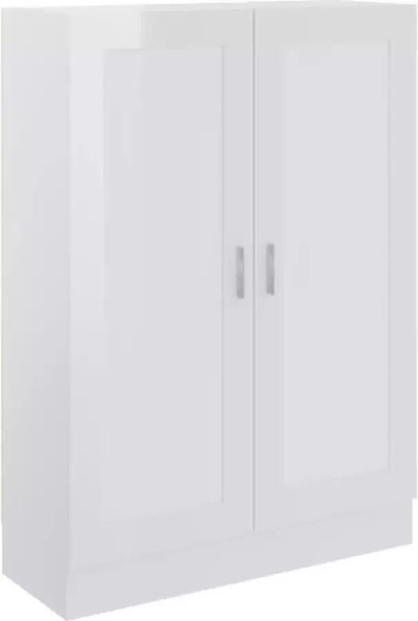 VidaXL -Boekenkast-82 5x30 5x115-cm-spaanplaat-hoogglans-wit - Foto 2