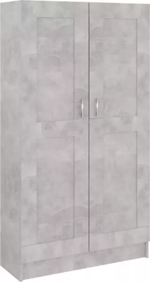 VidaXL Boekenkast 82 5x30 5x150 cm bewerlt hout betongrijs - Foto 3