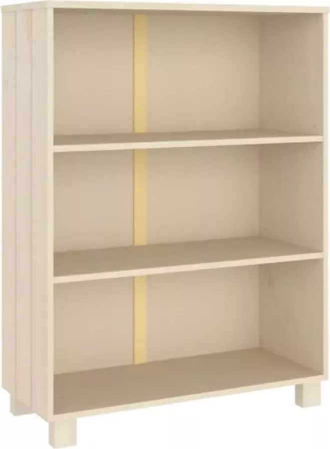 VidaXL -Boekenkast-HAMAR-85x35x112-cm-massief-grenenhout-honingbruin - Foto 3