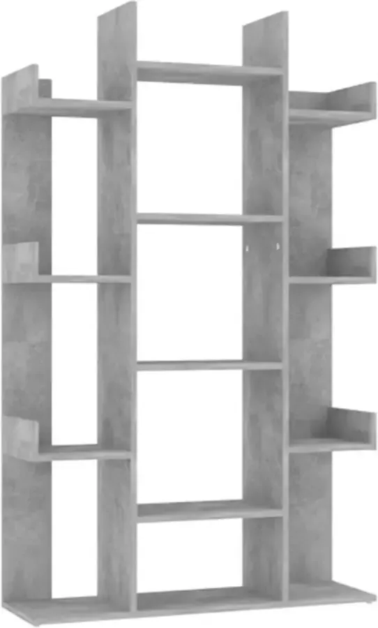 VidaXL -Boekenkast-86x25 5x140-cm-bewerkt-hout-betongrijs - Foto 3