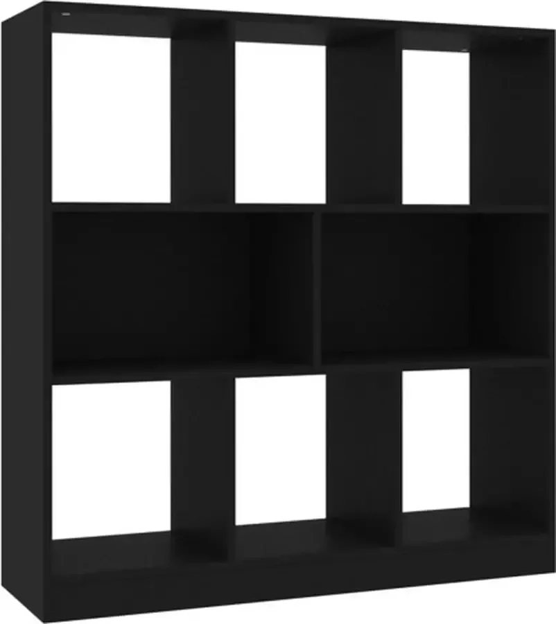VidaXL -Boekenkast-97 5x29 5x100-cm-bewerkt-hout-zwart - Foto 4