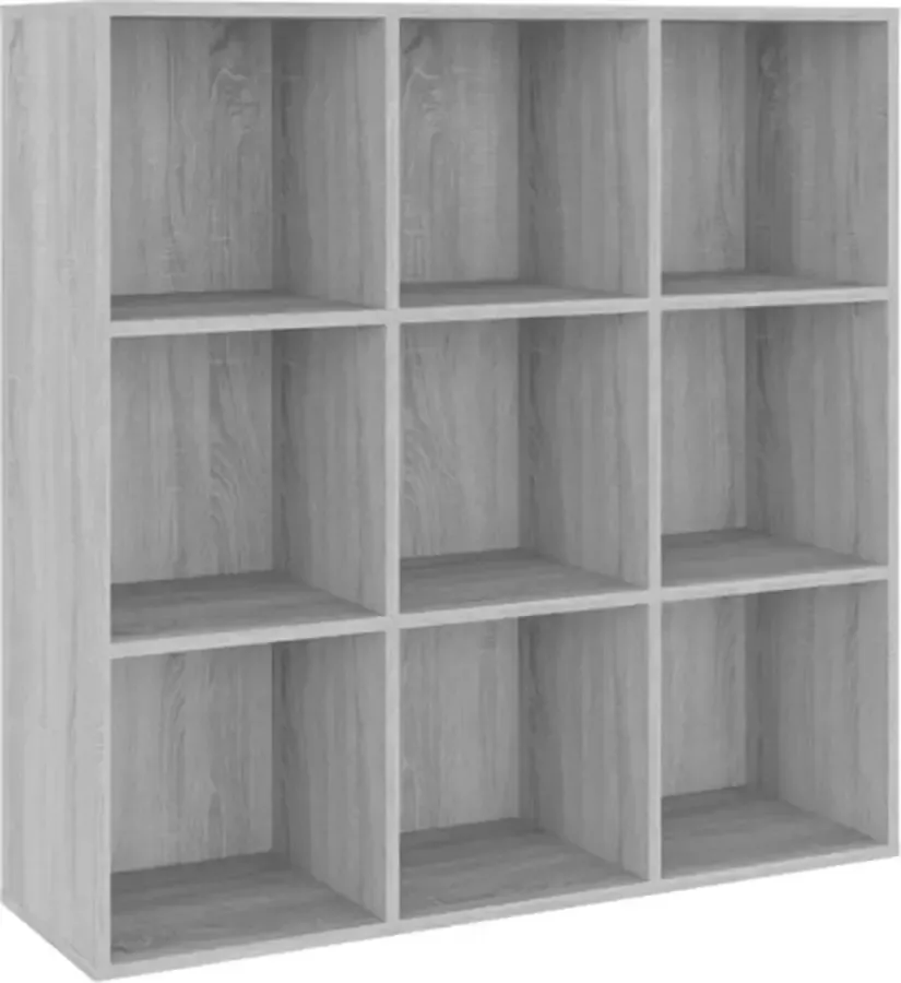 VidaXL -Boekenkast-98x29x97 5-cm-grijs-sonoma-eikenkleurig - Foto 3