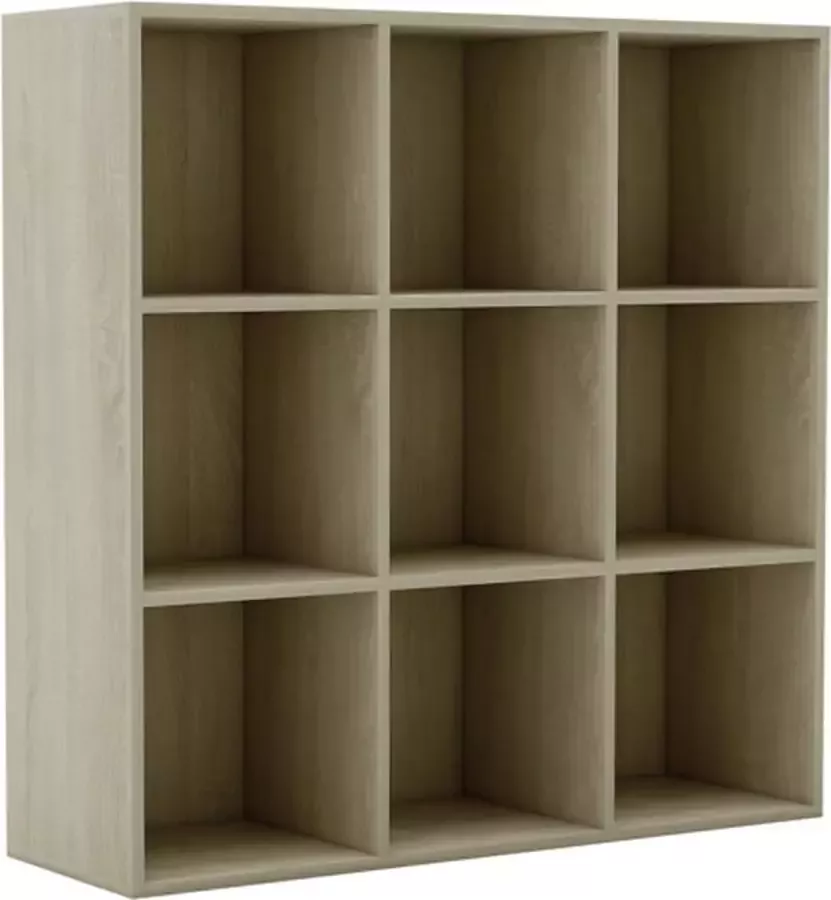 VidaXL -Boekenkast-98x29x97 5-cm-bewerkt-hout-sonoma-eikenkleurig - Foto 3