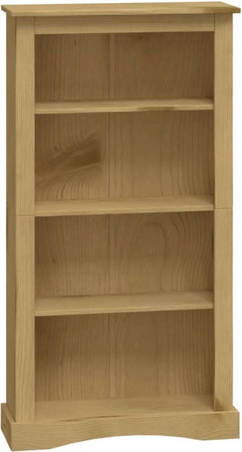 VidaXL -Boekenkast-grenenhout-met-4-planken-Corona-stijl-81x29x150-cm - Foto 3