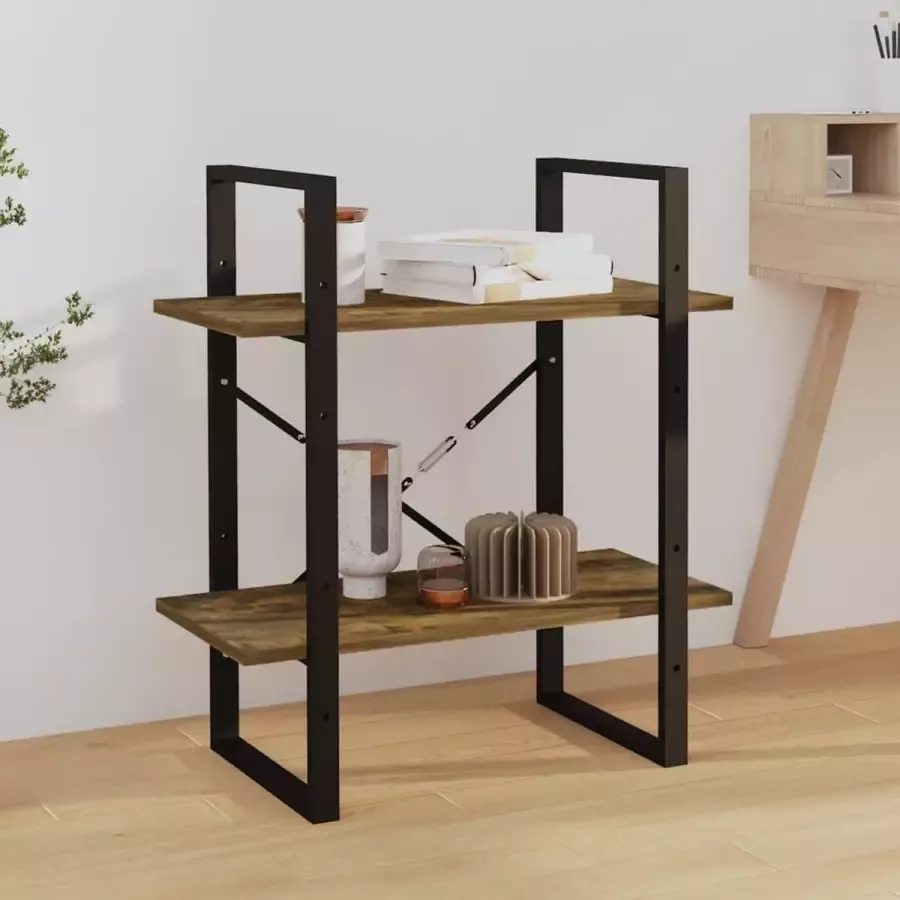 VidaXL Boekenkast spaanplaat 60x30x70 cm kleur smoked eiken