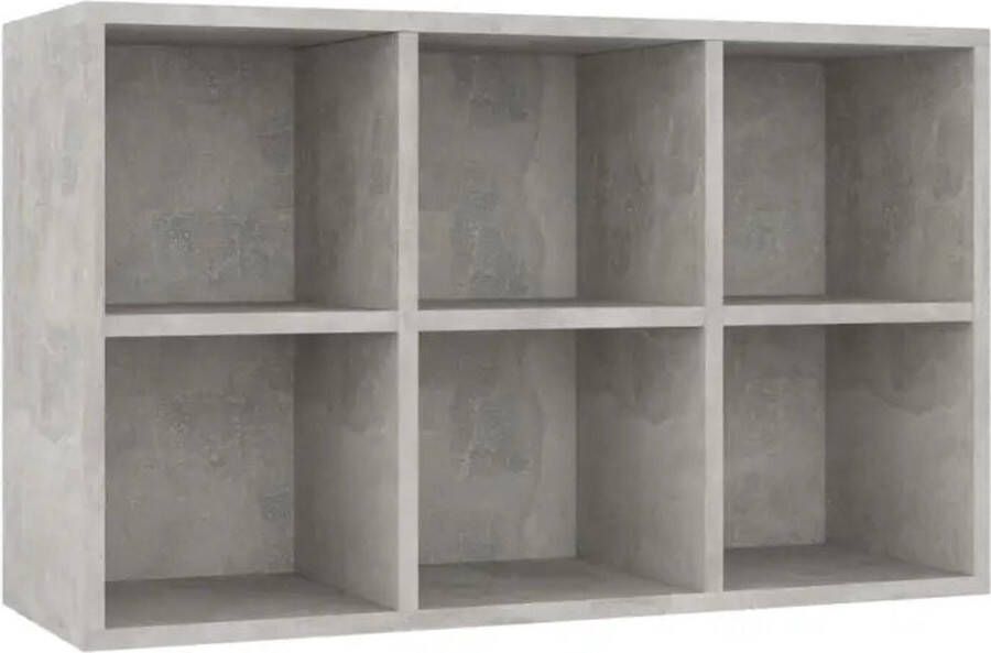 VidaXL -Boekenkast dressoir-66x30x98-cm-bewerkt-hout-grijs-sonoma-eiken - Foto 2