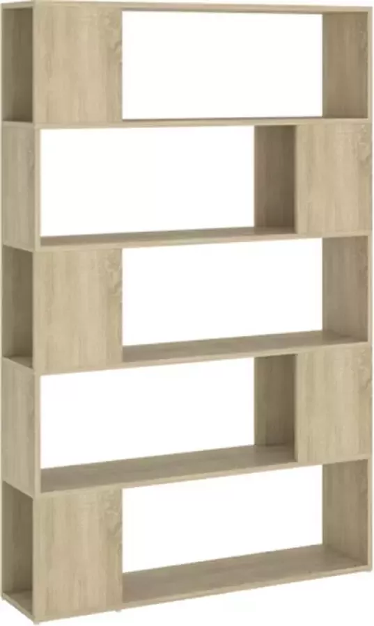 VidaXL -Boekenkast kamerscherm-100x24x155-cm-bewerkt-hout-sonoma-eiken - Foto 3