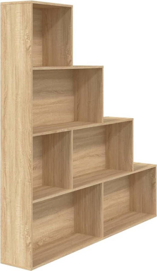 VidaXL -Boekenkast kamerscherm-155x24x160-cm-bewerkt-hout-sonoma-eiken - Foto 3