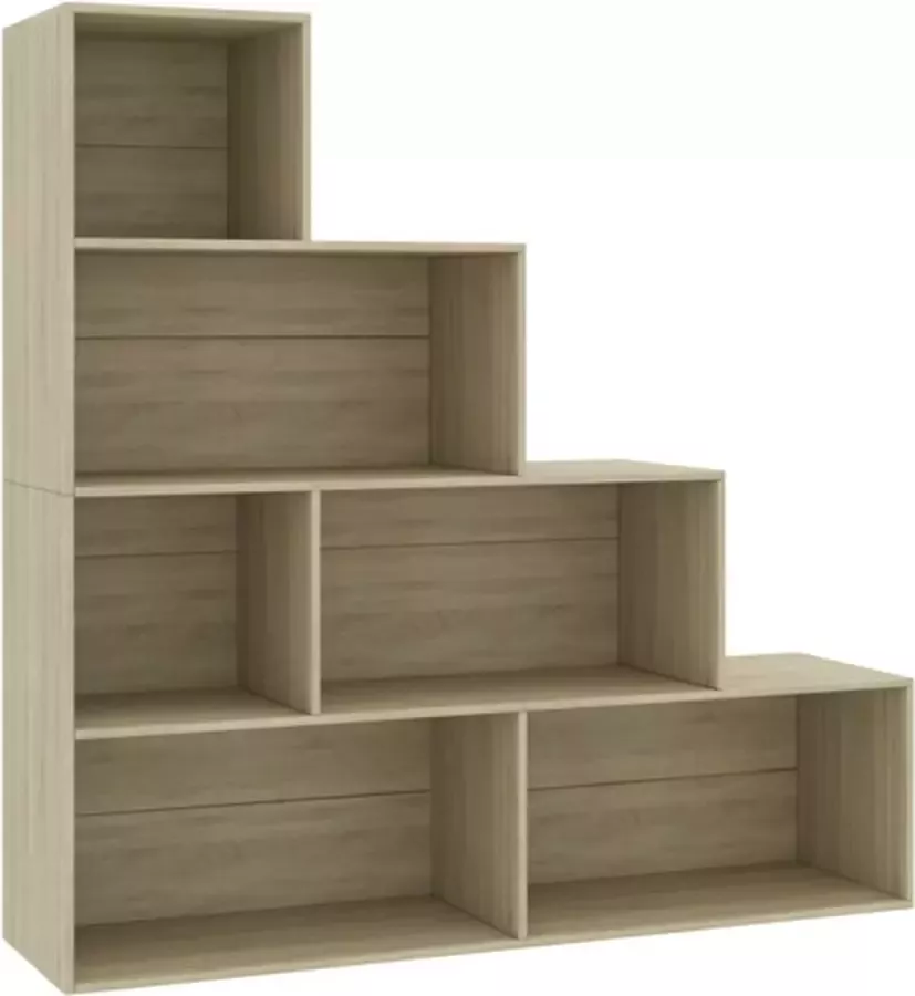 VidaXL -Boekenkast kamerscherm-155x24x160-cm-bewerkt-hout-sonoma-eiken - Foto 5