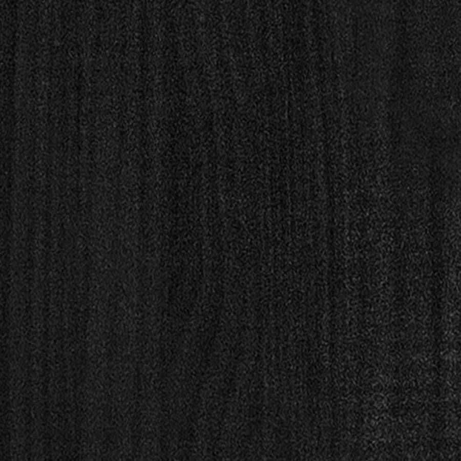 VidaXL -Boekenkast kamerscherm-40x30x103 5-cm-massief-grenenhout-zwart - Foto 1