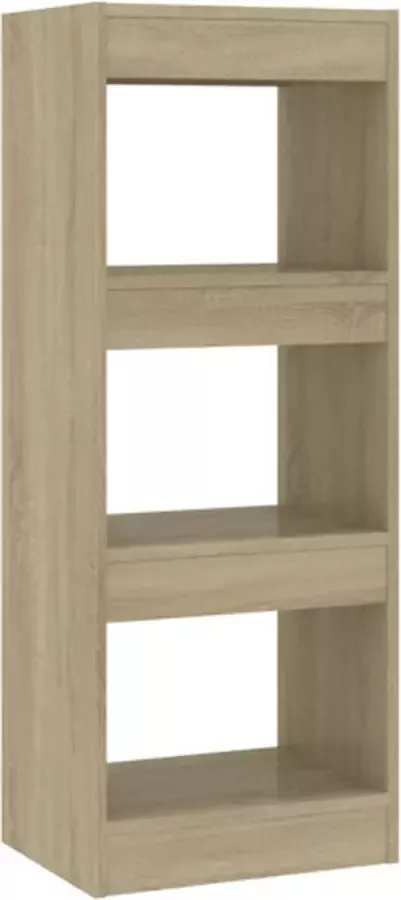 VidaXL -Boekenkast kamerscherm-40x30x103-cm-bewerkt-hout-sonoma-eiken - Foto 4