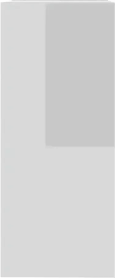 VidaXL -Boekenkast kamerscherm-40x30x72-cm-hoogglans-wit - Foto 2