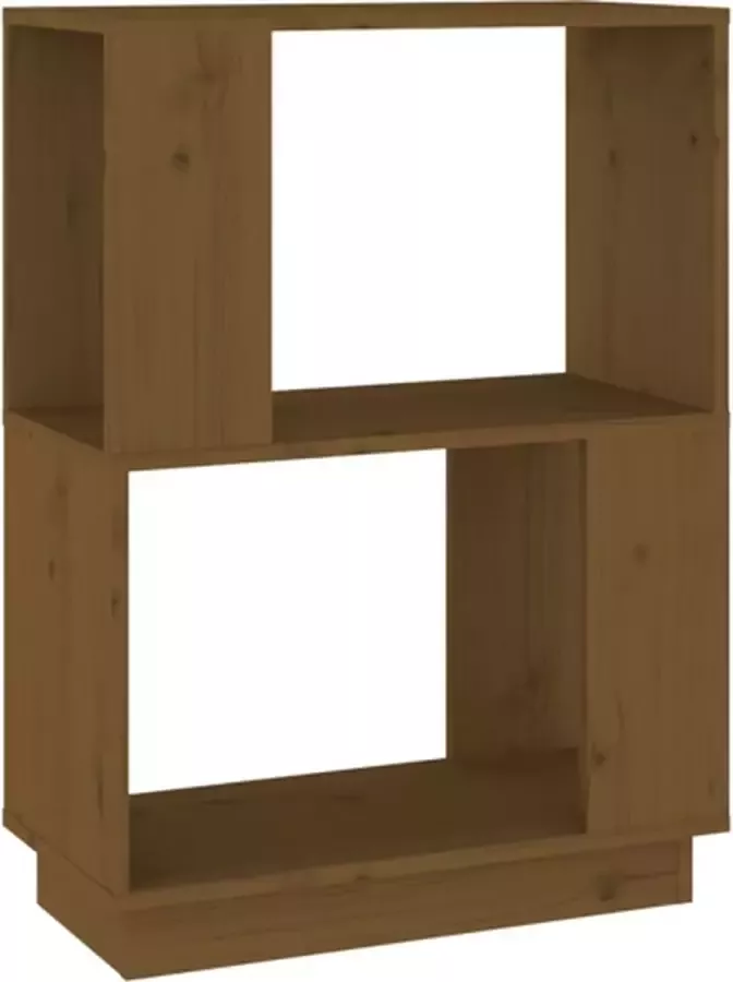 VidaXL -Boekenkast kamerscherm-51x25x70-cm-grenenhout-honingbruin - Foto 3