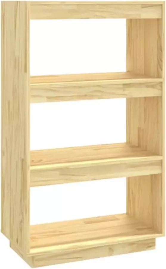 VidaXL -Boekenkast- -kamerscherm-60x35x103-cm-massief-grenenhout - Foto 3