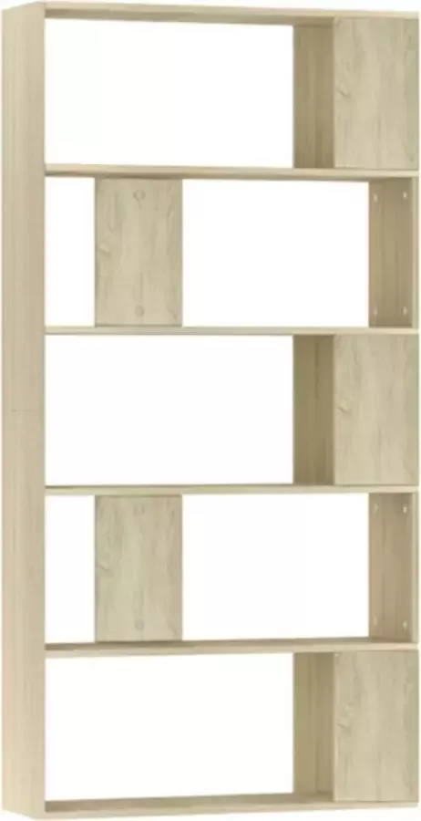 VidaXL -Boekenkast kamerscherm-80x24x159-cm-bewerkt-hout-sonoma-eiken - Foto 4